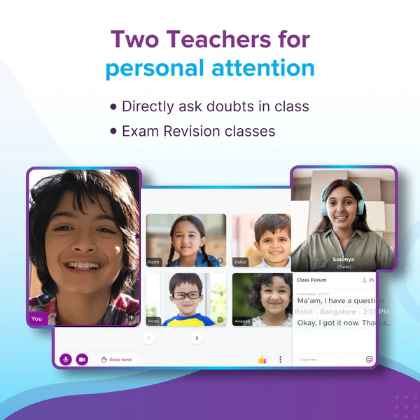 BYJU'S Live Classes - Class 7 - Full Academic Year (Self-Study pack mandatory for Live classes)