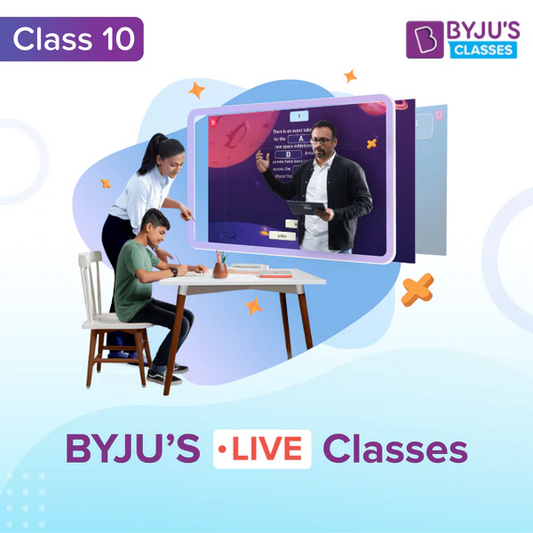 BYJU'S Live Classes - Class 10 - Full Academic Year (Self-Study pack mandatory for Live classes)
