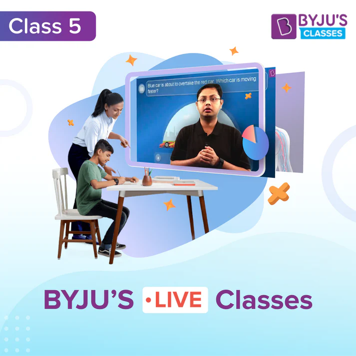 BYJU'S Live Classes - Class 5 - Full Academic Year (Self-Study pack ma ...