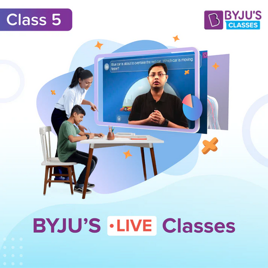 BYJU'S Live Classes - Class 5 - Full Academic Year (Self-Study pack mandatory for Live classes)
