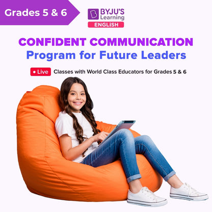 BYJU'S Future School Live English Advanced Classes for Grades 5 and 6 with World-Class Educators