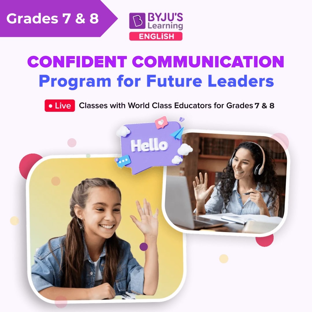 BYJU'S Future School Live English Professional Classes for Grades 7 and 8 with World-Class Educators